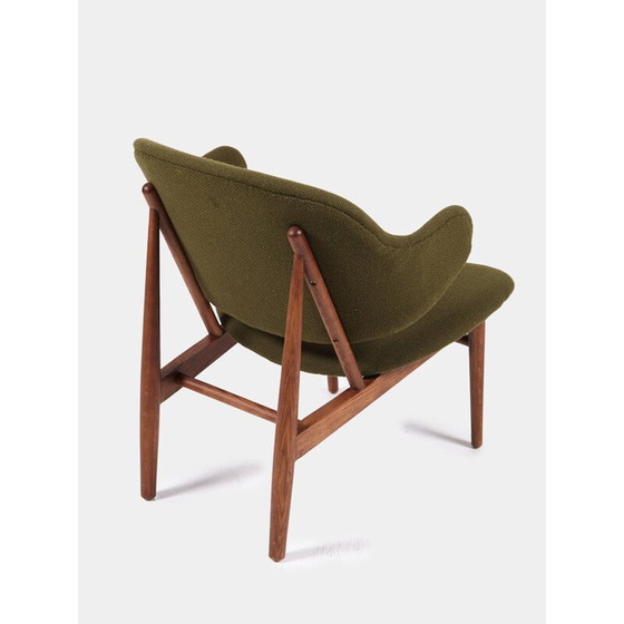 Image 1 of Fauteuil vintage à coquilles par Ib Kofod Larsen pour Christensen & Larsen, 1960
