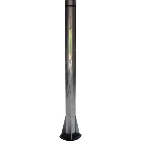 Image 1 of Lampadaire vintage en tôle d'acier époxy noir par Yonel Lebovici, 1981