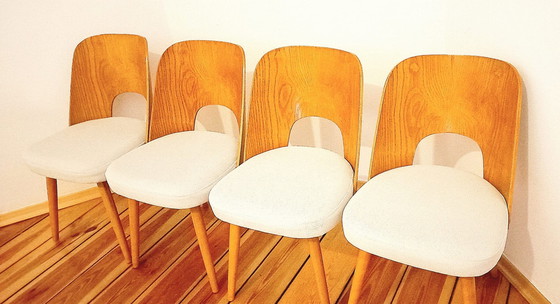 Image 1 of Chaises tchécoslovaques attribuées à O. Haerdtl pour Ton, années 1960, ensemble de 4