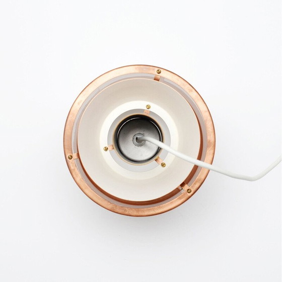 Image 1 of Lampe suspendue vintage en cuivre, Danemark 1970