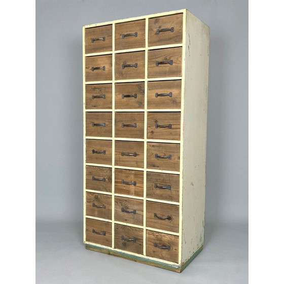 Image 1 of Classeur vintage en bois, Tchécoslovaquie 1940