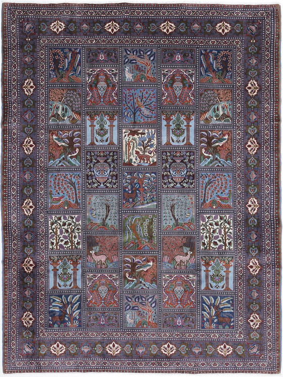 Image 1 of Tapis persan original noué à la main Kashmar Fein Paradise Design 400 X 295 Cm Top Condition