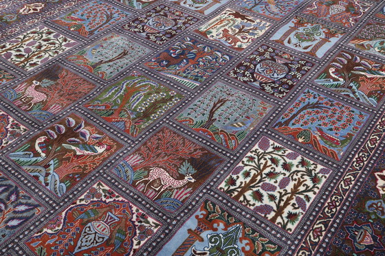 Image 1 of Tapis persan original noué à la main Kashmar Fein Paradise Design 400 X 295 Cm Top Condition