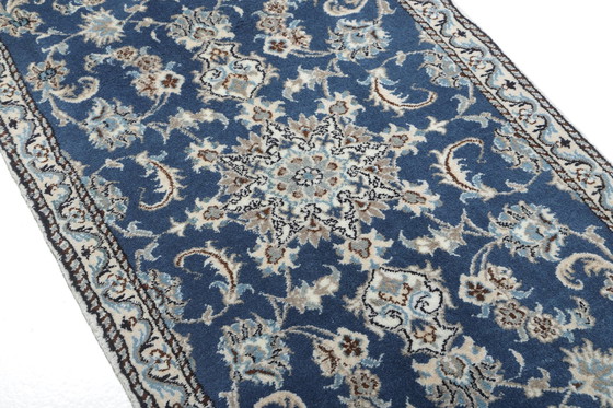 Image 1 of Tapis persan noué à la main original Naïn 12 La 285 X 80 Cm