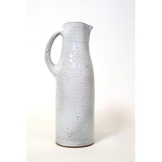 Image 1 of Pichet vintage en grès émaillé de Jeanne et Norbert Pierlot, 1960