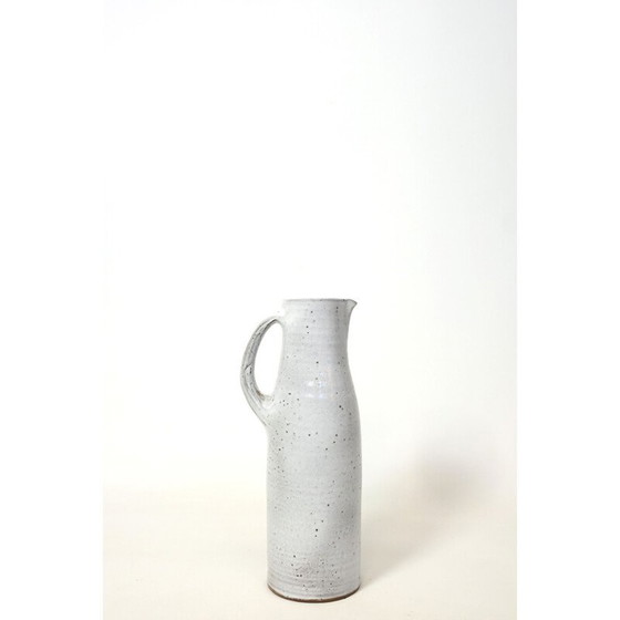 Image 1 of Pichet vintage en grès émaillé de Jeanne et Norbert Pierlot, 1960