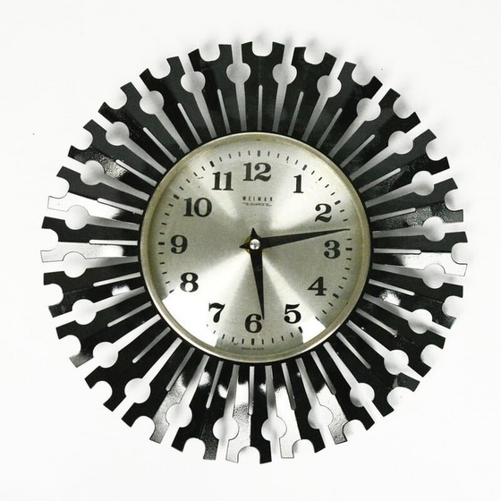 Image 1 of Horloge murale vintage par Weimar, Allemagne 1970