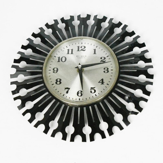 Image 1 of Horloge murale vintage par Weimar, Allemagne 1970