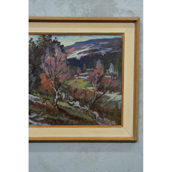 Image 1 of Huile sur panneau de Nils Marcus, Suède 1950