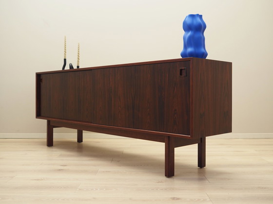 Image 1 of Buffet en bois de rose, design danois, années 1970, fabricant : Omann Jun