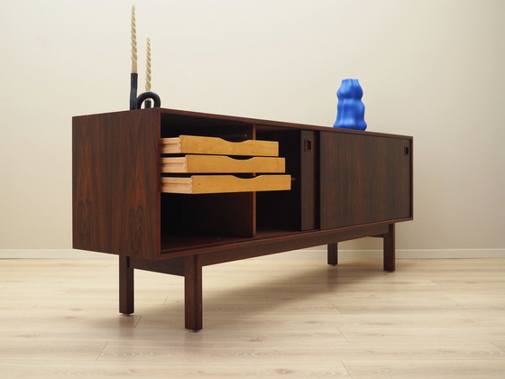 Image 1 of Buffet en bois de rose, design danois, années 1970, fabricant : Omann Jun