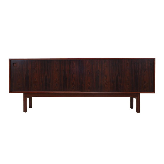 Image 1 of Buffet en bois de rose, design danois, années 1970, fabricant : Omann Jun