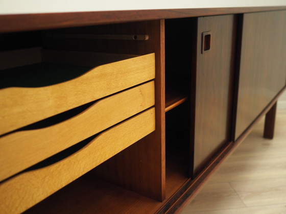 Image 1 of Buffet en bois de rose, design danois, années 1970, fabricant : Omann Jun