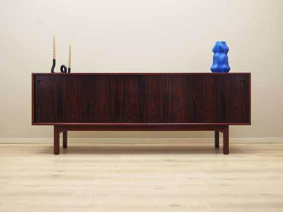 Image 1 of Buffet en bois de rose, design danois, années 1970, fabricant : Omann Jun