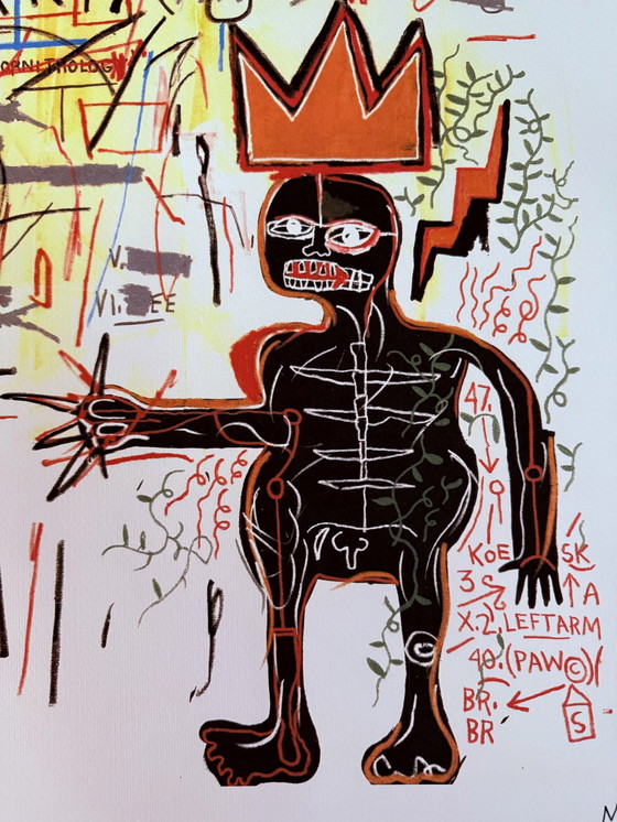 Image 1 of Jean-Michel Basquiat : Lithographie, signée et numérotée 41/300 dans la planche.