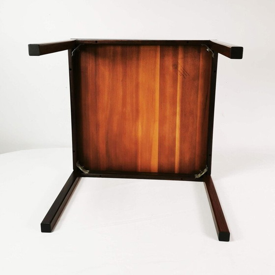 Image 1 of Table basse vintage en acajou par Vejle Stole, Danemark 1970