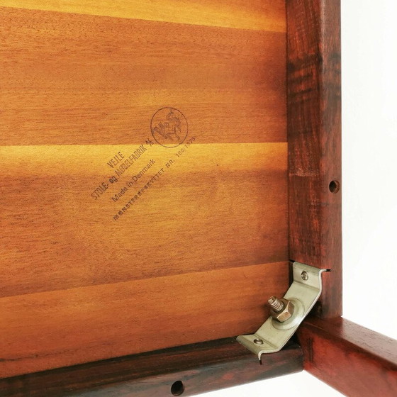 Image 1 of Table basse vintage en acajou par Vejle Stole, Danemark 1970