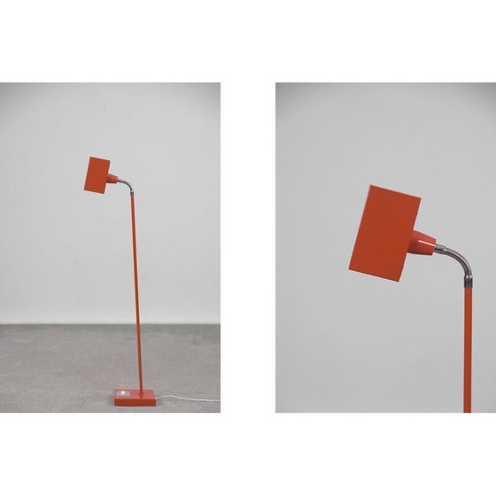 Image 1 of Lampadaire scandinave vintage en métal "Kuben" par Björn Svensson pour Elidus, 1970