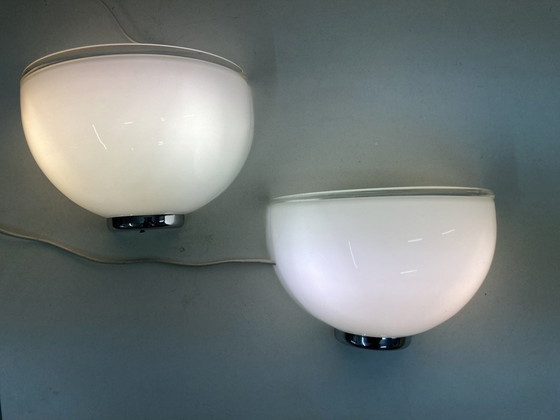 Image 1 of 2 X Artemide Onfale Parete Applique Design Luciano Vistosi
