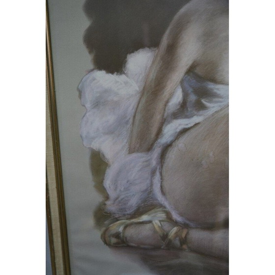 Image 1 of Aquarelle et pastel sur papier de Knud Hougart, années 1930