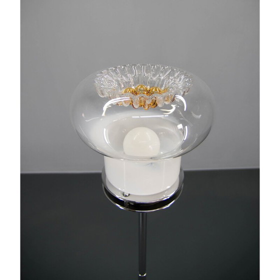 Image 1 of Lampadaire vintage en verre de Murano, Italie, années 1980
