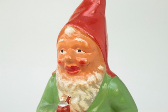 Image 1 of Ddr Nain de jardin Assis avec pipe, Griebel