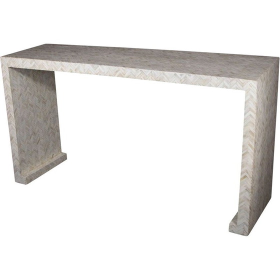 Image 1 of Console vintage en marqueterie d'os