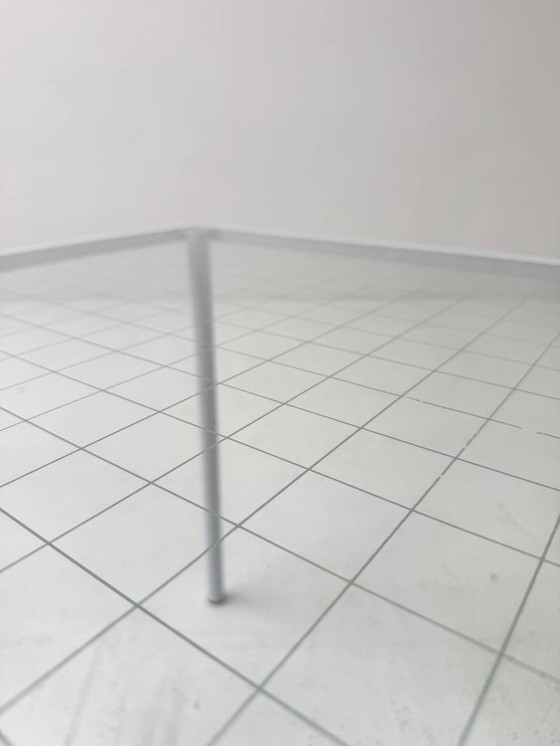 Image 1 of Table de bistrot Fly Line blanche 1970Er