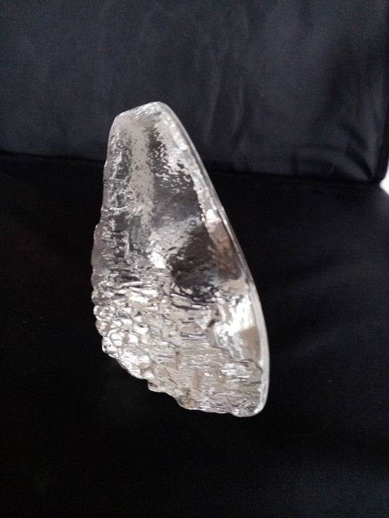 Image 1 of Pièce Déco Cristal Suédoise Design by Mats Jonasson 70s