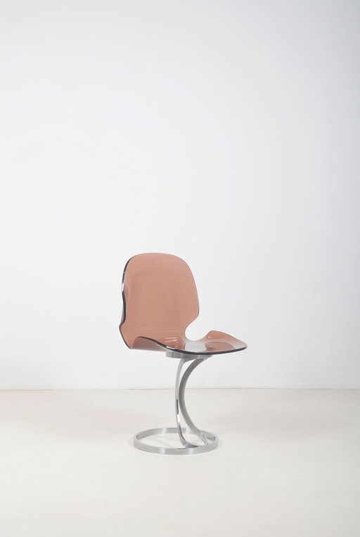 Chaise design française de la Maison Rinck, 1970