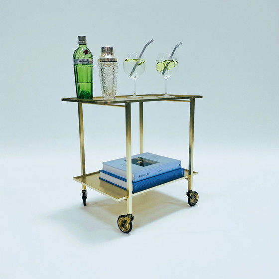 Image 1 of Chariot de service Mid Century Chariot de bar Chariot de bar