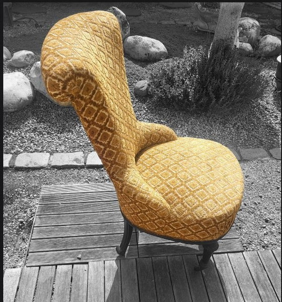 Image 1 of Chaise/ fauteuil ancien