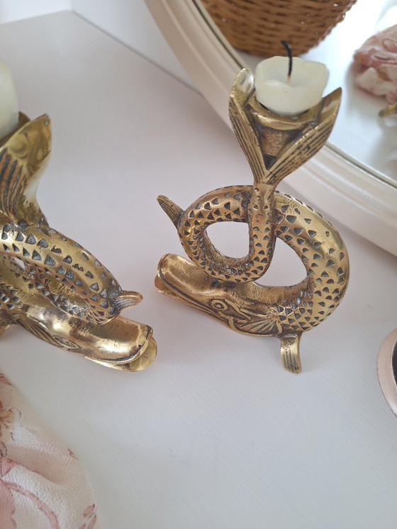 Image 1 of Bougeoir En Bronze Vintage