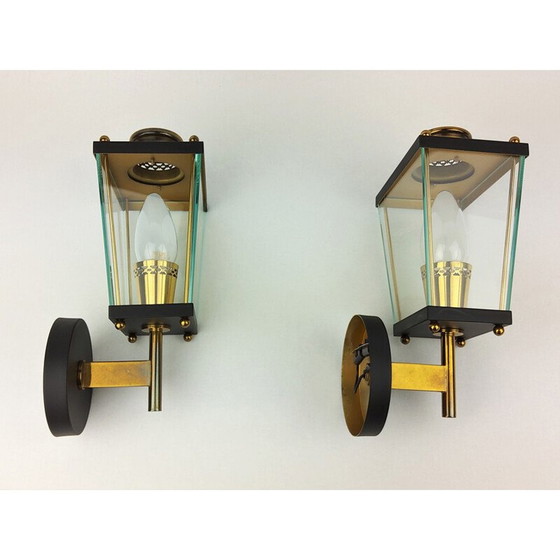 Image 1 of Paire d'appliques vintage de Pietro Chiesa pour Fontana Arte, 1960