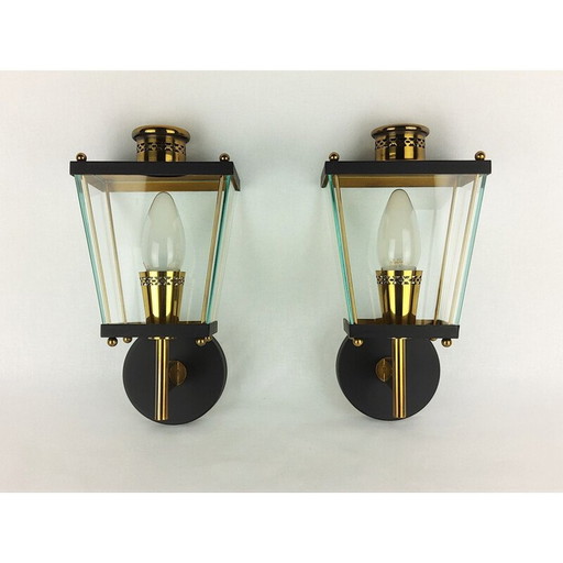 Paire d'appliques vintage de Pietro Chiesa pour Fontana Arte, 1960