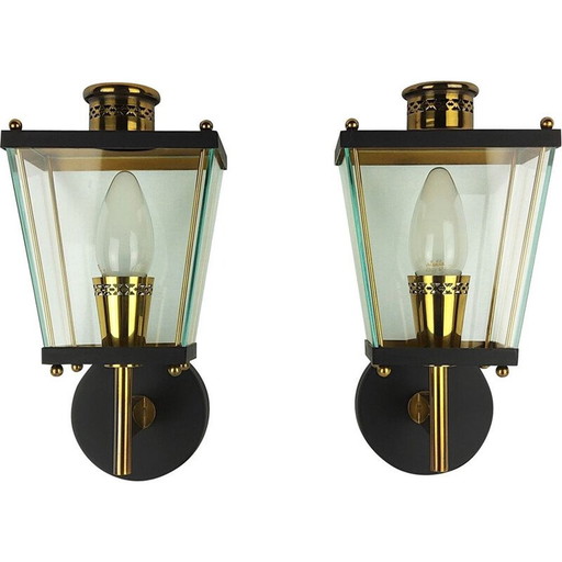 Paire d'appliques vintage de Pietro Chiesa pour Fontana Arte, 1960