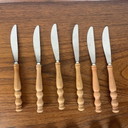 Set de couverts en bois pour 6 personnes, Allemagne, 1970