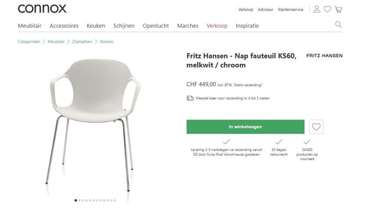 Image 1 of Chaise Fritz Hansen