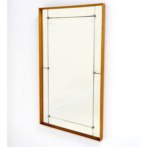 Image 1 of Miroir vintage en chêne, Suède 1960