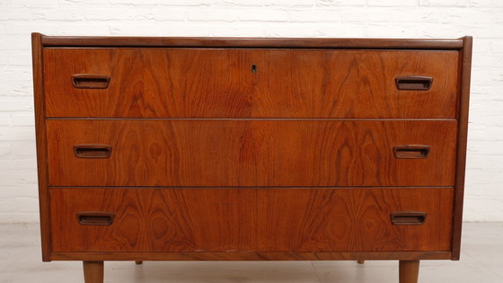 Image 1 of Commode Vintage | Teck | 3 Tiroirs