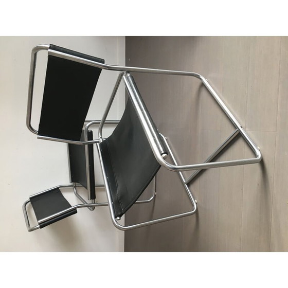 Image 1 of Paire de chaises de salle à manger vintage par Claire Bataille & Paul Ibens pour 'T Spectrum, 1970