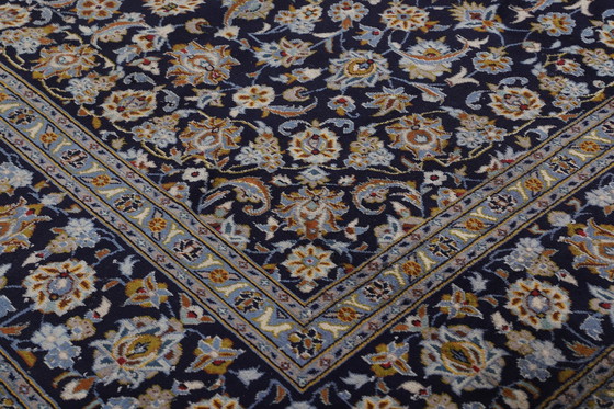 Image 1 of Tapis persan original noué à la main Kashan Fin 374 X 280 cm