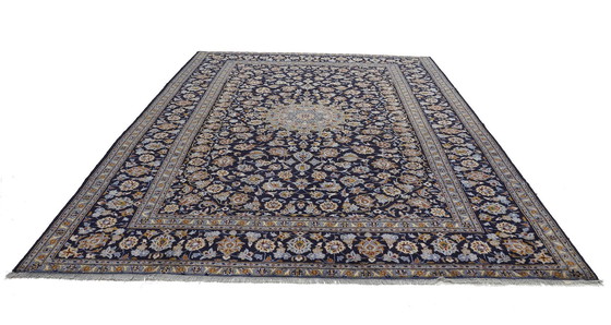 Image 1 of Tapis persan original noué à la main Kashan Fin 374 X 280 cm