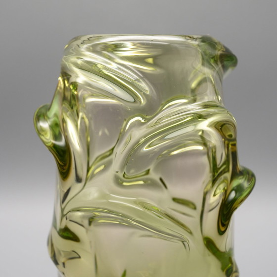 Image 1 of Jan Kotik Beránek Glassworks Art Glass Iconic Design Vintage Vase Propeller Mcm