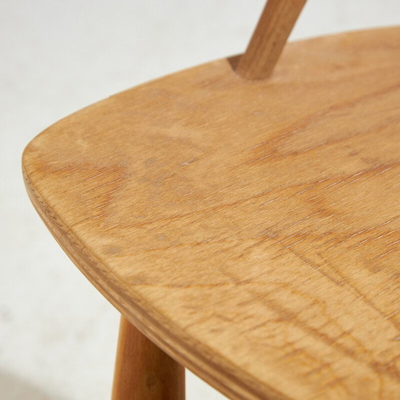 Image 1 of Fauteuil à bascule vintage en hêtre "IW3" par Illum Wikkelsø pour Niels Eilersen, 1960