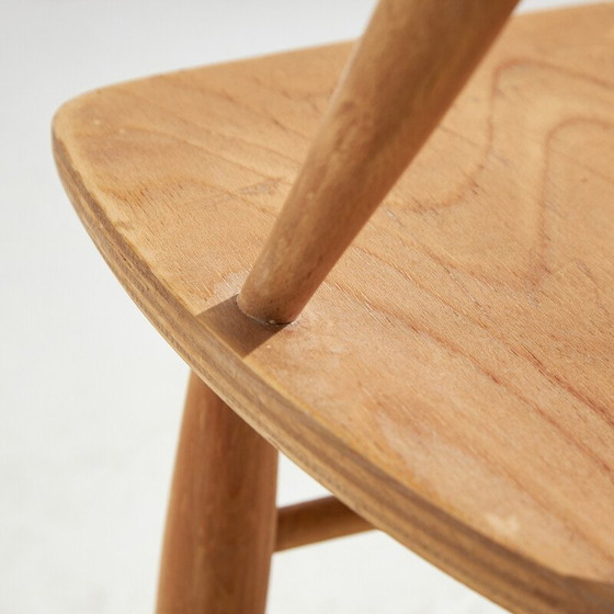 Image 1 of Fauteuil à bascule vintage en hêtre "IW3" par Illum Wikkelsø pour Niels Eilersen, 1960