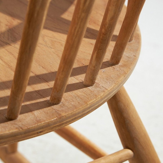 Image 1 of Fauteuil à bascule vintage en hêtre "IW3" par Illum Wikkelsø pour Niels Eilersen, 1960