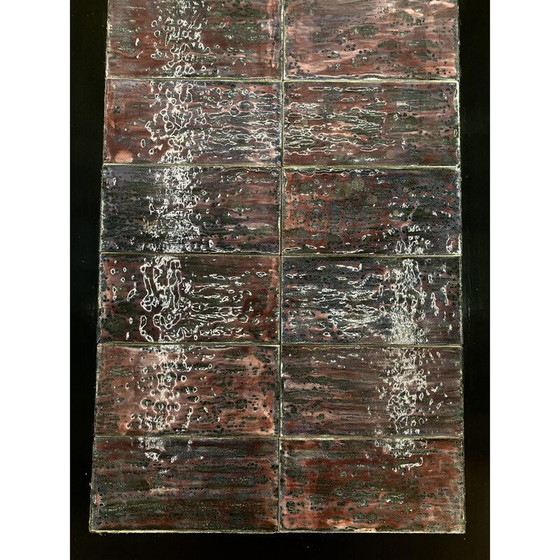 Image 1 of Table basse vintage en bois et céramique par Joaquim Teinreiro, 1970