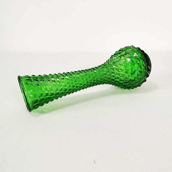 Image 1 of Vase vintage en verre moderniste, Italie années 1960