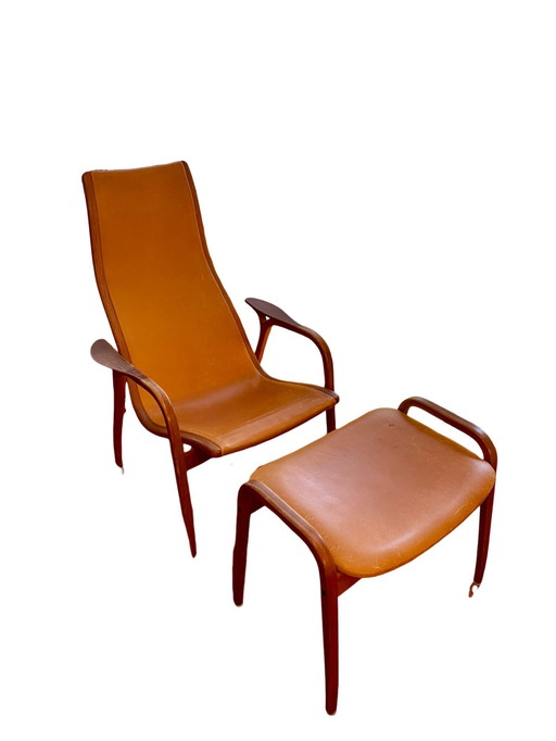 Fauteuil Lamino Mid Century par Yngve Ekström - Suède, 1950